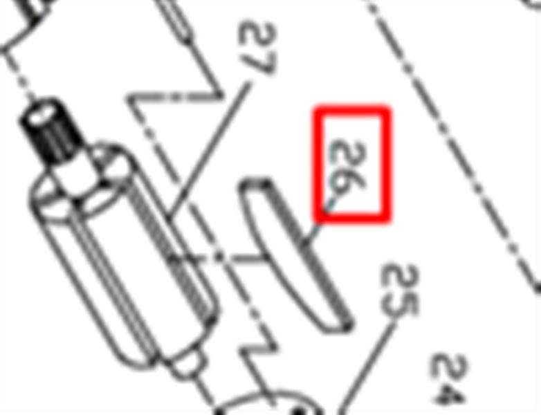 Лепесток для NP2612 NORDBERG NP2612#26