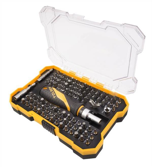 Набор вставок (бит) 1/4" PH PZ Hex Torx Slotted 105 предметов TOLSEN TT20188