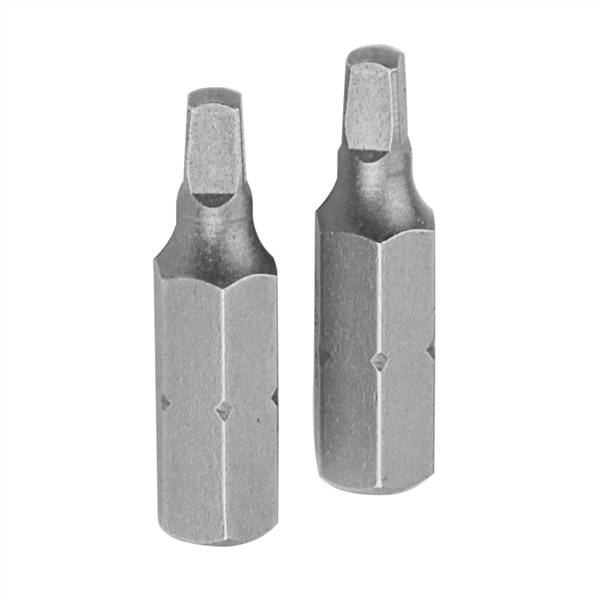 Набор вставок (бит) торцевых 1/4" Square S1 25 мм 2 предмета TOLSEN TT20238