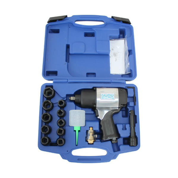 NORDBERG IT250KIT Пневмогайковерт с головками 1/2