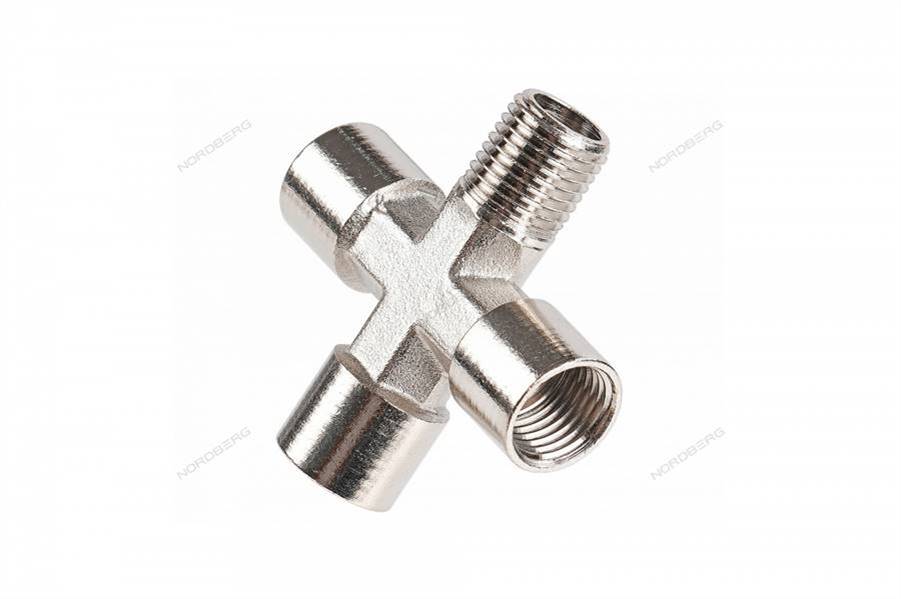 Переходник крест FFFМ1/4" NORDBERG NPX2FFFM