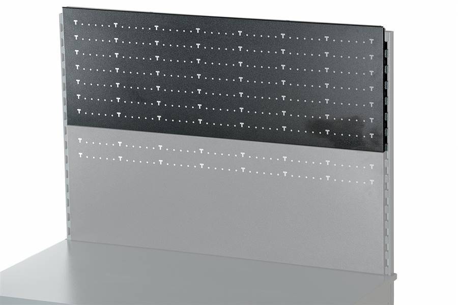 Перфорированная панель усиленная 1200х400 мм (RAL 7015) OPTIMAL NWS10
