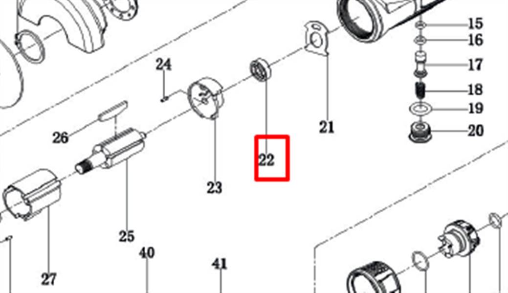 Подшипник №22 для NP4744 NORDBERG NP4744#22