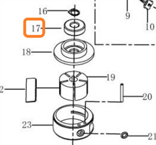 Подшипник задний для NP4256 NORDBERG NP4256#17