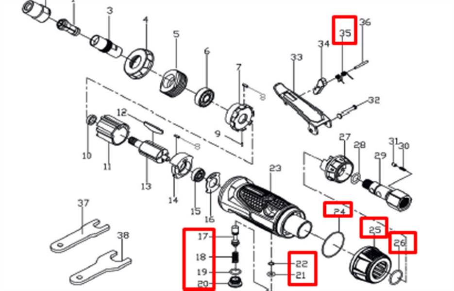 Ремкомплект для NP3022 NORDBERG NP3022#RK