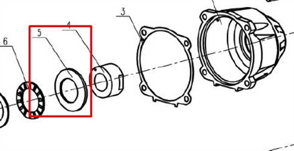 Вкладыш для NE810K NORDBERG NE810K#5WASHER